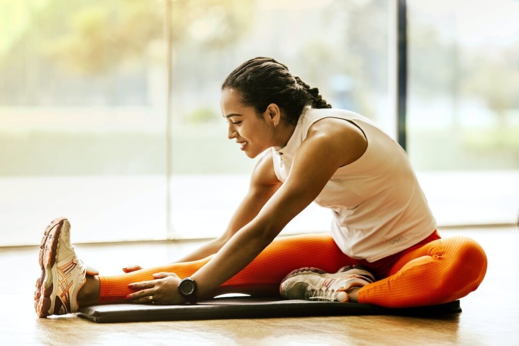 stretching before physical work