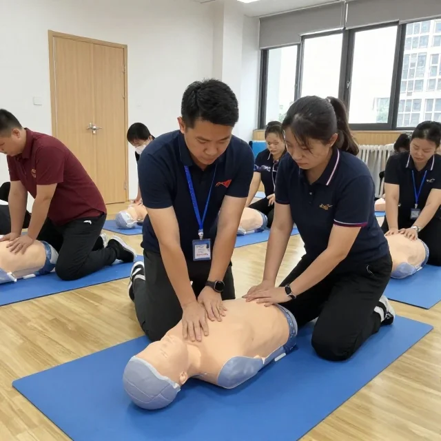 First aid instructor helping Surrey participants choose the right workplace certification