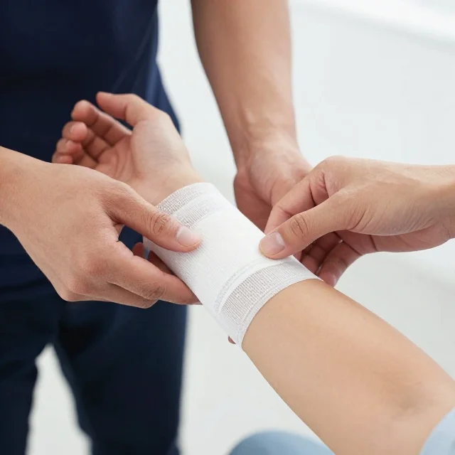 Surrey learners attending workplace first aid training near local job sites and schools